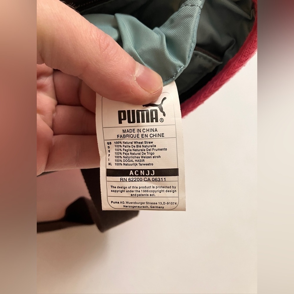 NWOT PUMA wicker and rubber purse! - Picture 6 of 9